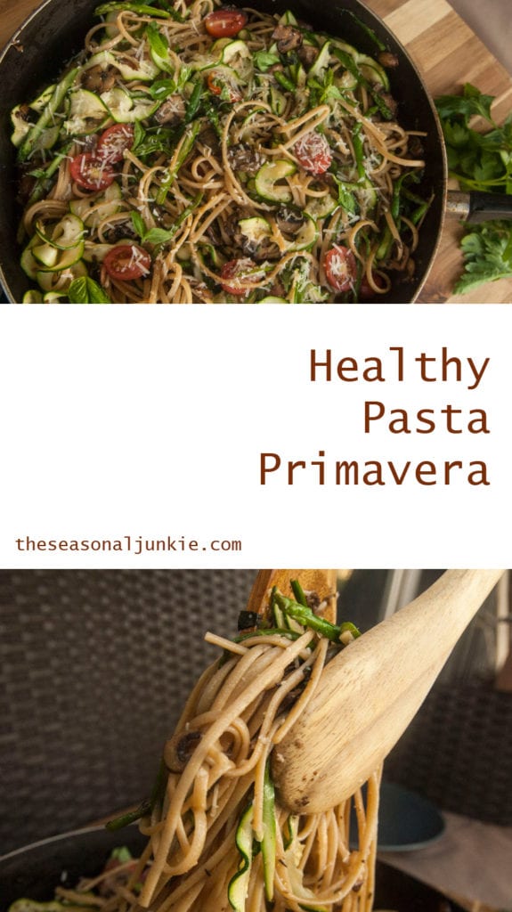 Healthy Pasta Primavera-The Seasonal Junkie