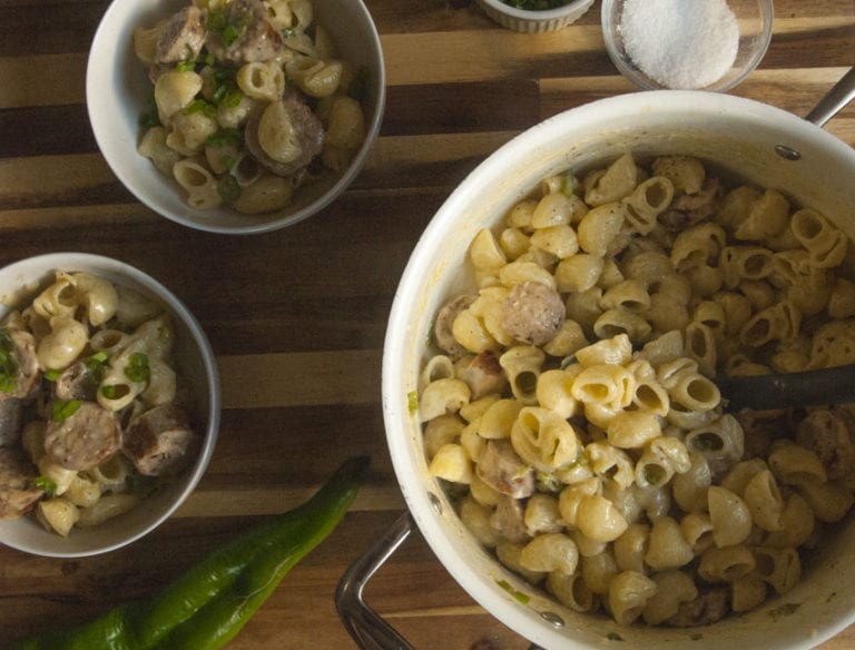 Hatch Chile Greek Yogurt Mac and Cheese > The Seasonal Junkie