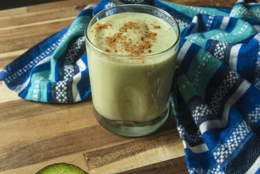 Horchata Smoothie with Avocado- The Seasonal Junkie
