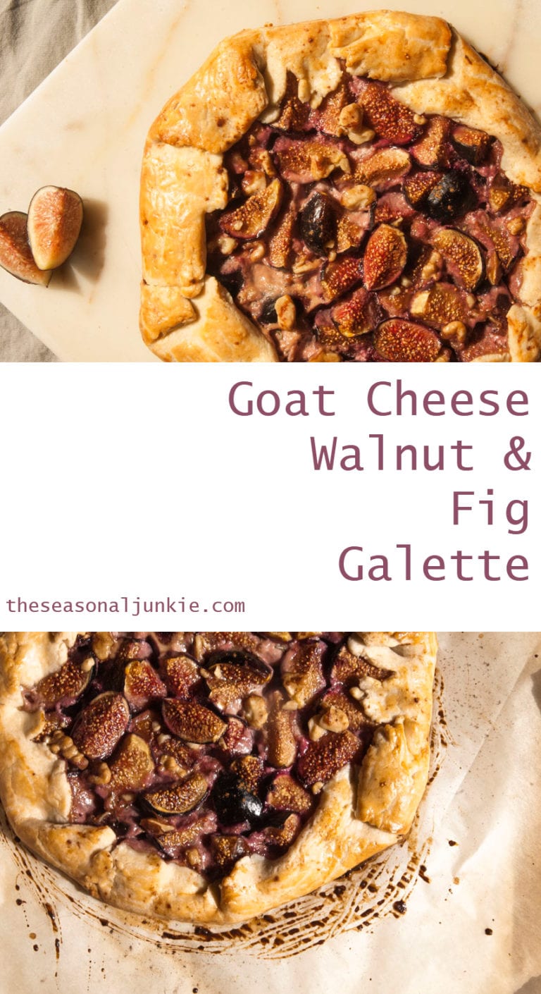 Goat Cheese, Walnut, & Fig Galette » The Seasonal Junkie