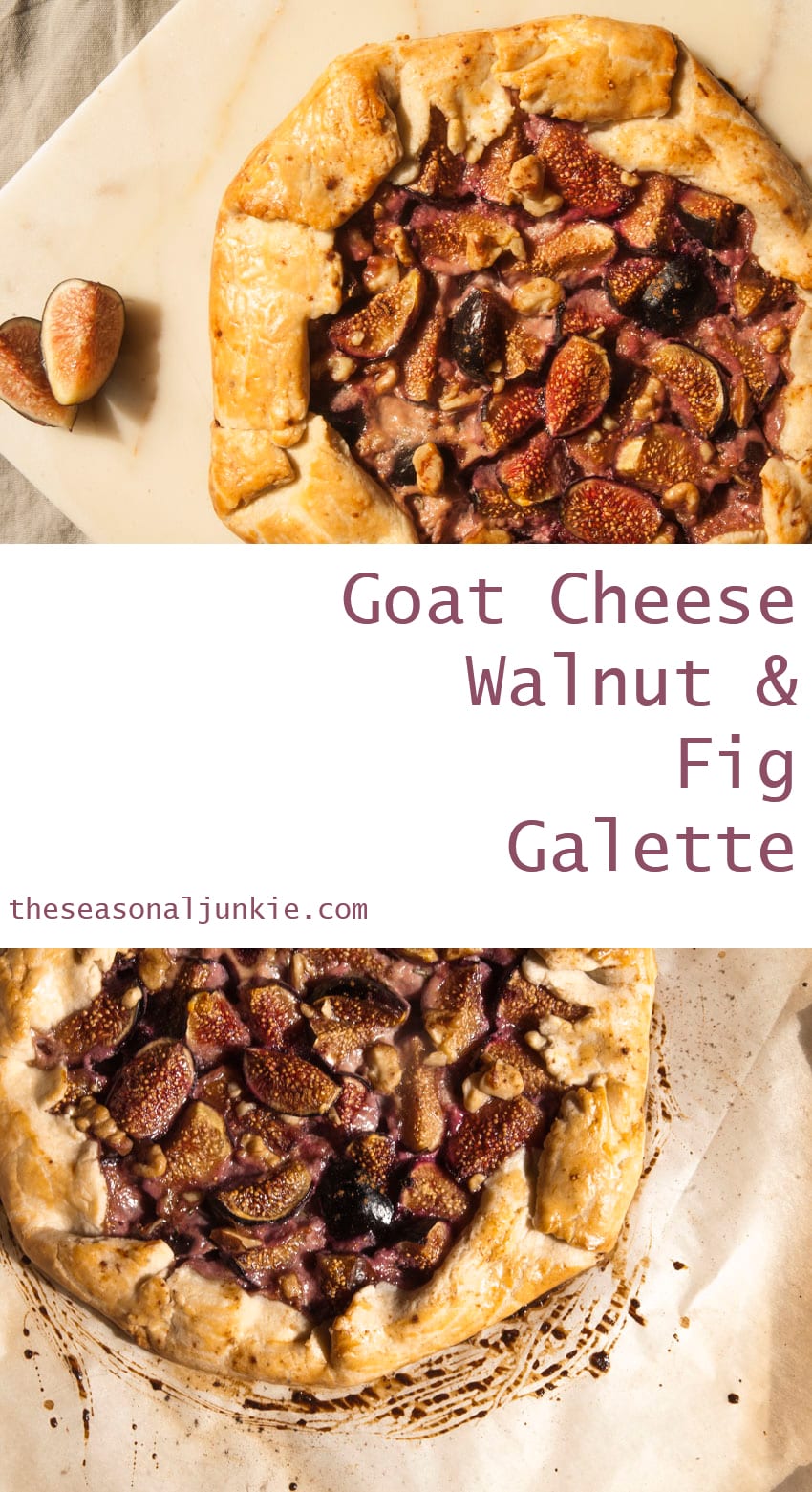 Goat Cheese, Walnut, & Fig Galette » The Seasonal Junkie