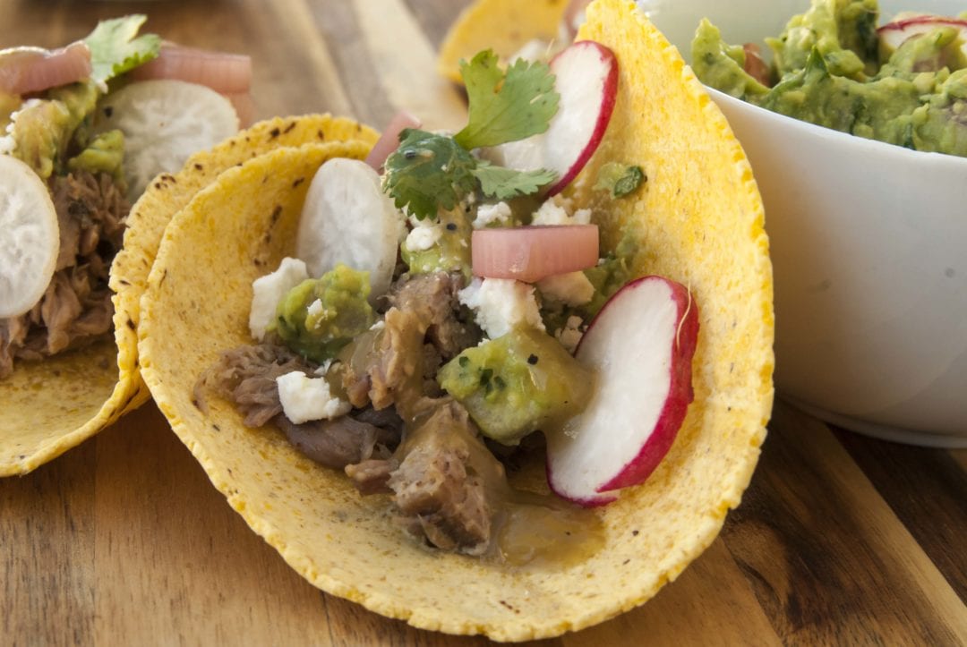 Green Chili Pork Tacos » The Seasonal Junkie