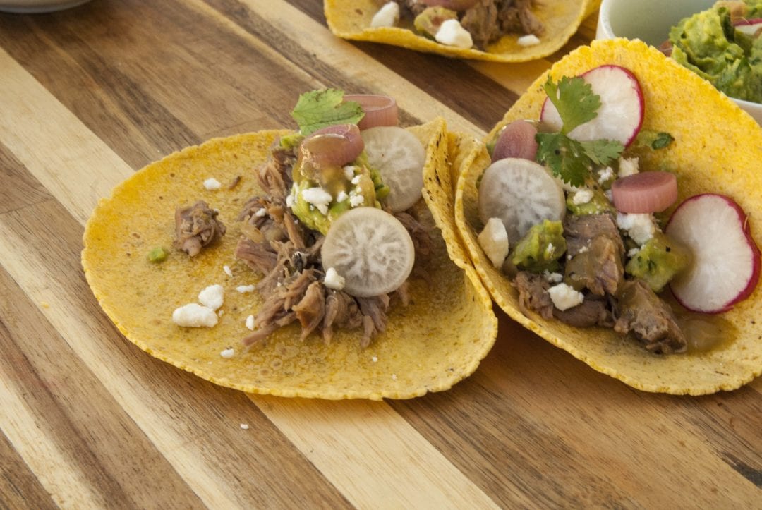 Green Chili Pork Tacos » The Seasonal Junkie