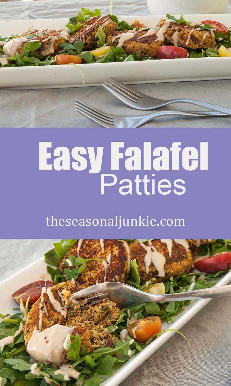 Easy Falafel Patties- The Seasonal Junkie