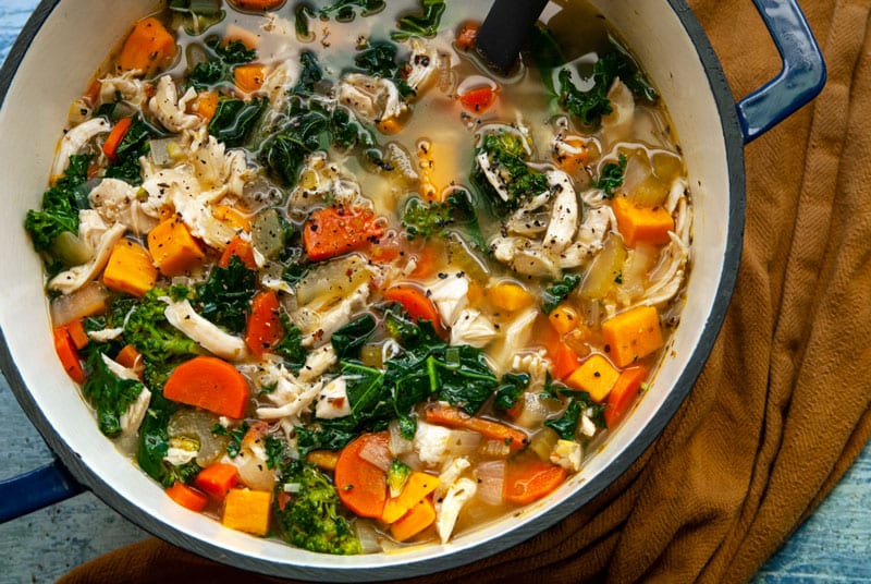 Detox Lemon Chicken Soup- The Seasonal Junkie