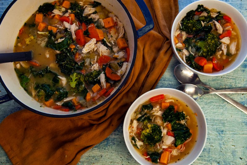 Detox Lemon Chicken Soup- The Seasonal Junkie