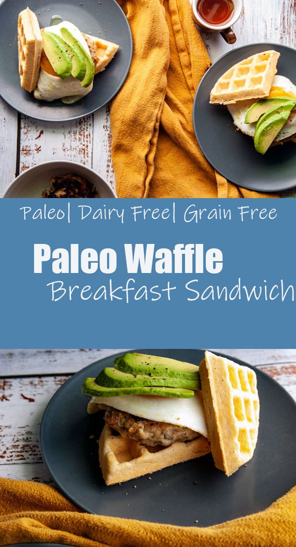 Paleo Waffle Breakfast Sandwich- The Seasonal Junkie