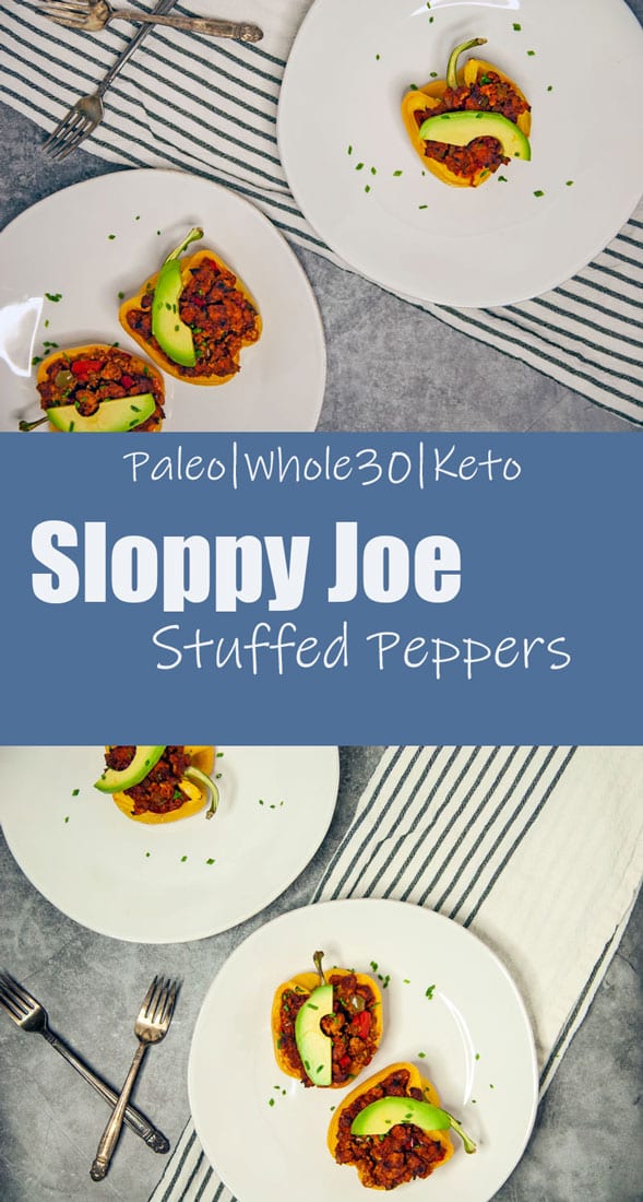 Sloppy Joe Stuffed Peppers- The Seasonal Junkie