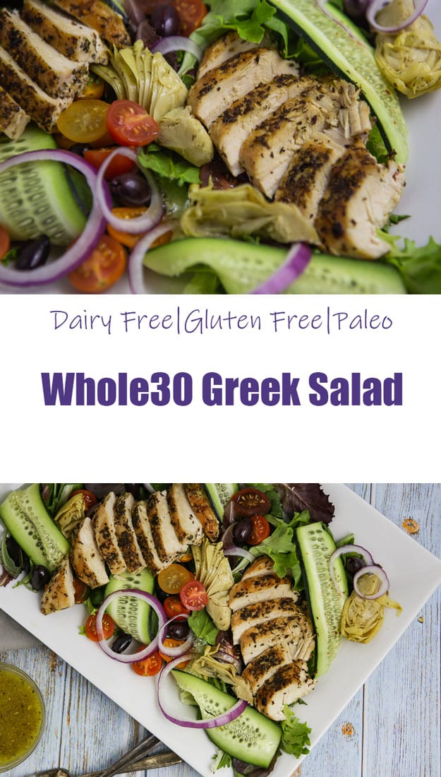 Whole30 Greek Salad- The Seasonal Junkie