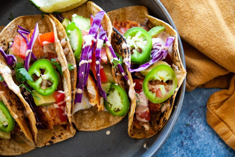 The Best Taco Tuesday Healthy Tilapia Fish Tacos » The Seasonal Junkie