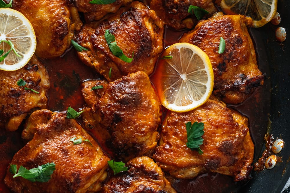 Whole30 Tandoori Chicken Thighs- The Seasonal Junkie