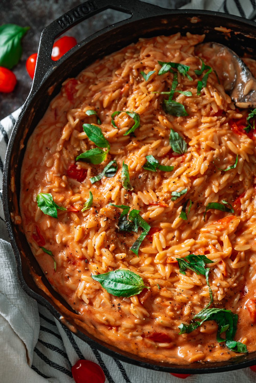 Tomato Orzo - The Seasonal Junkie