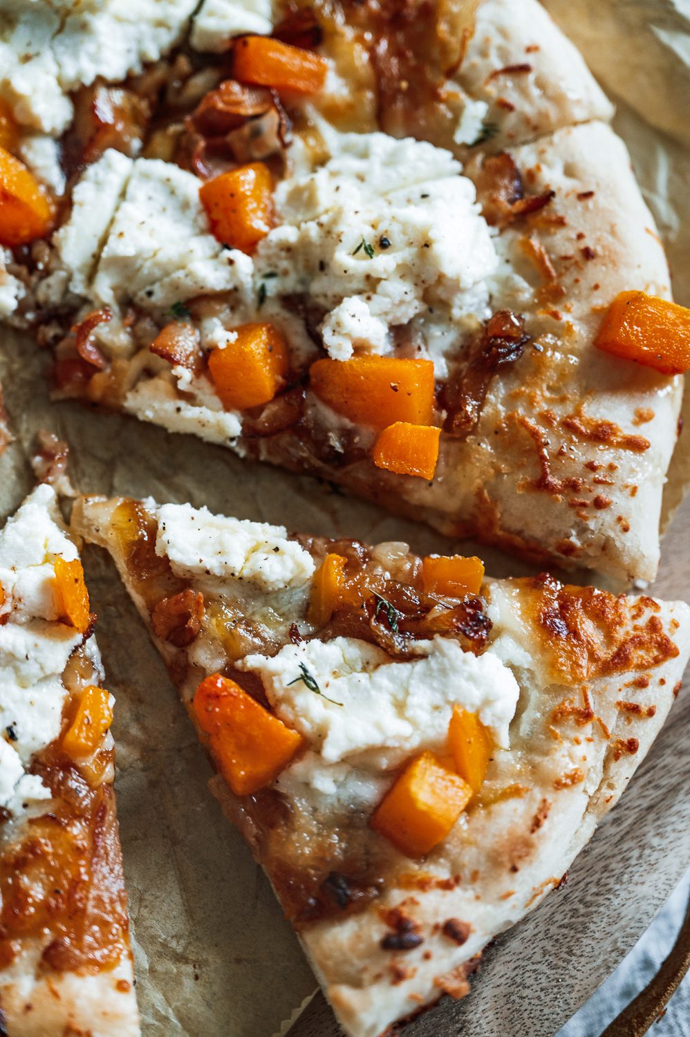 Caramelized Onion, Ricotta, and Butternut Squash Pizza The Seasonal Junkie