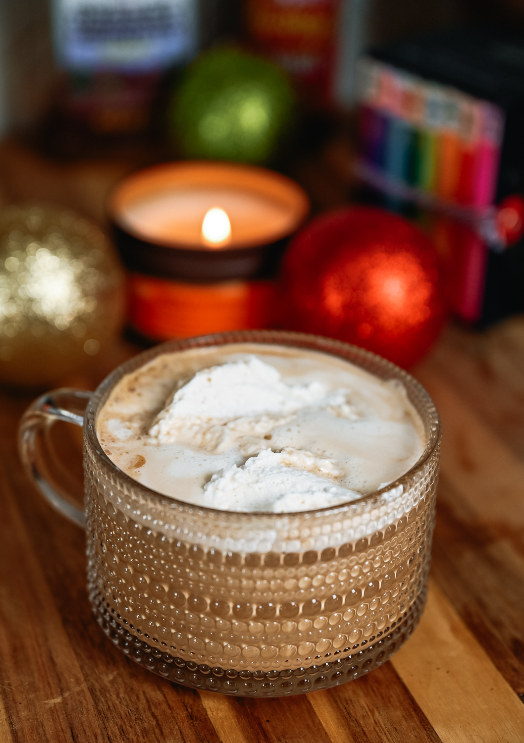 Butterscotch Latte with Whipped cream