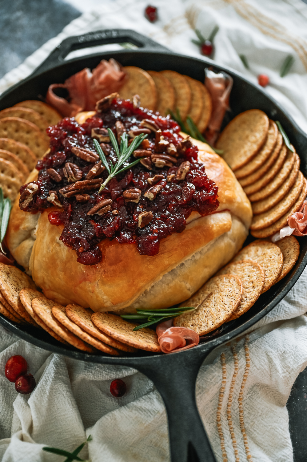 Cranberry Baked Brie - The Seasonal Junkie